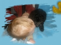 Hanička se štěňátkem