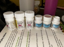 Oxycontin, Xanax, Rivotril, Lexaurin, Lorazepam